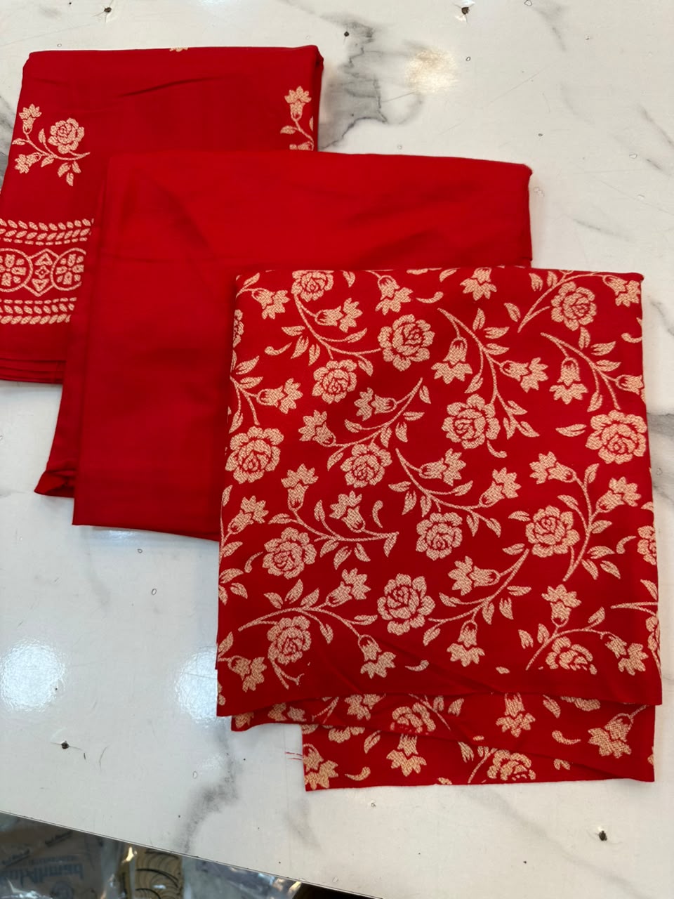 WhatsApp Image 2026-08-08 at 6.30.34 PM Elegant Floral & Geometric Printed 3-Piece Suit Fabric Set - Image 1