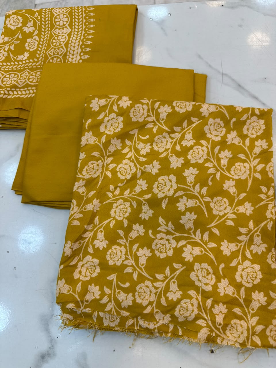 WhatsApp Image 2026-08-08 at 6.30.35 PM (1) Elegant Floral & Geometric Printed 3-Piece Suit Fabric Set - Image 1