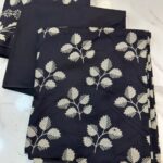 Elegant Floral & Geometric Printed 3-Piece Suit Fabric Set