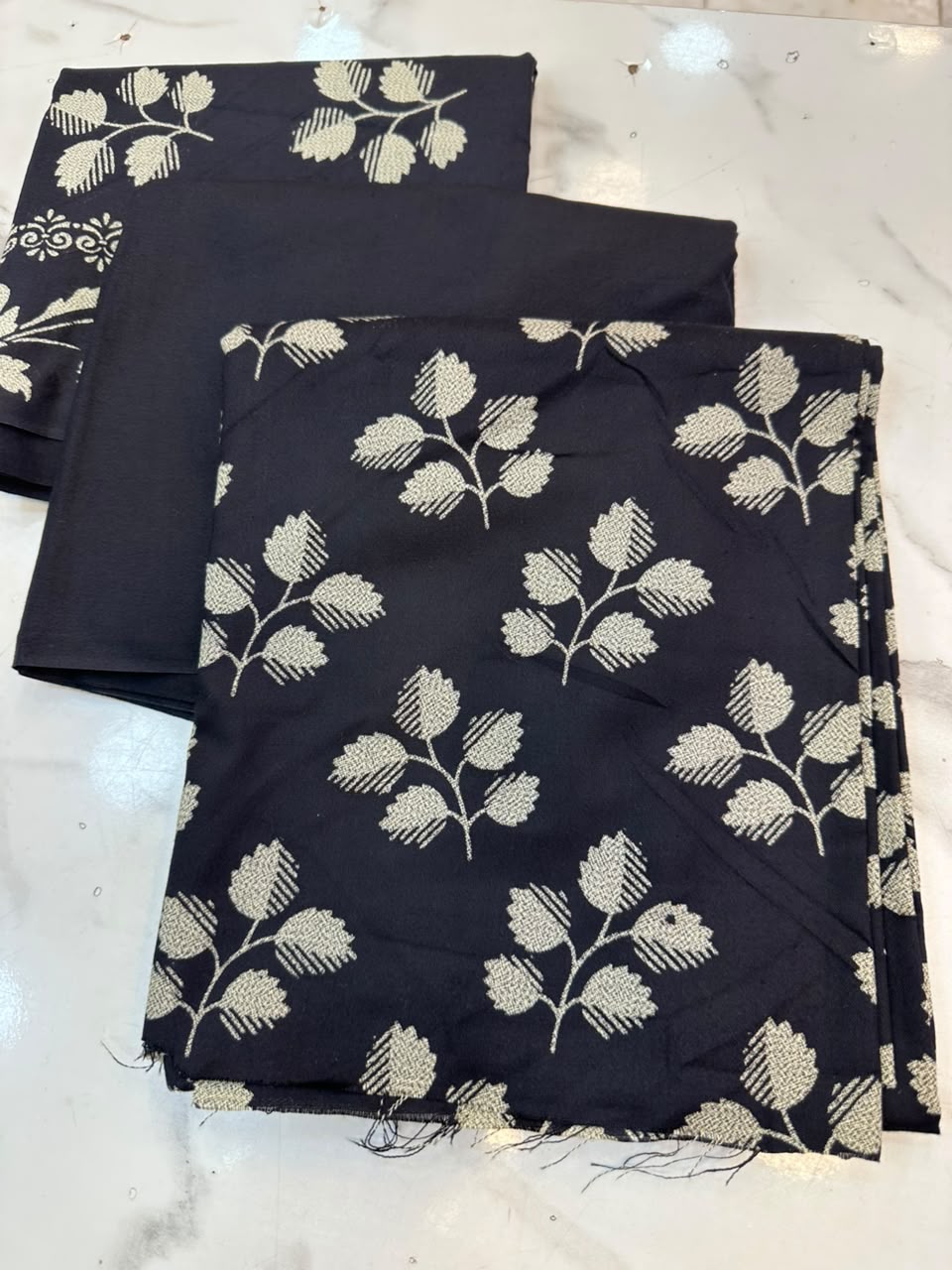 WhatsApp Image 2026-08-08 at 6.30.36 PM Elegant Floral & Geometric Printed 3-Piece Suit Fabric Set - Image 1