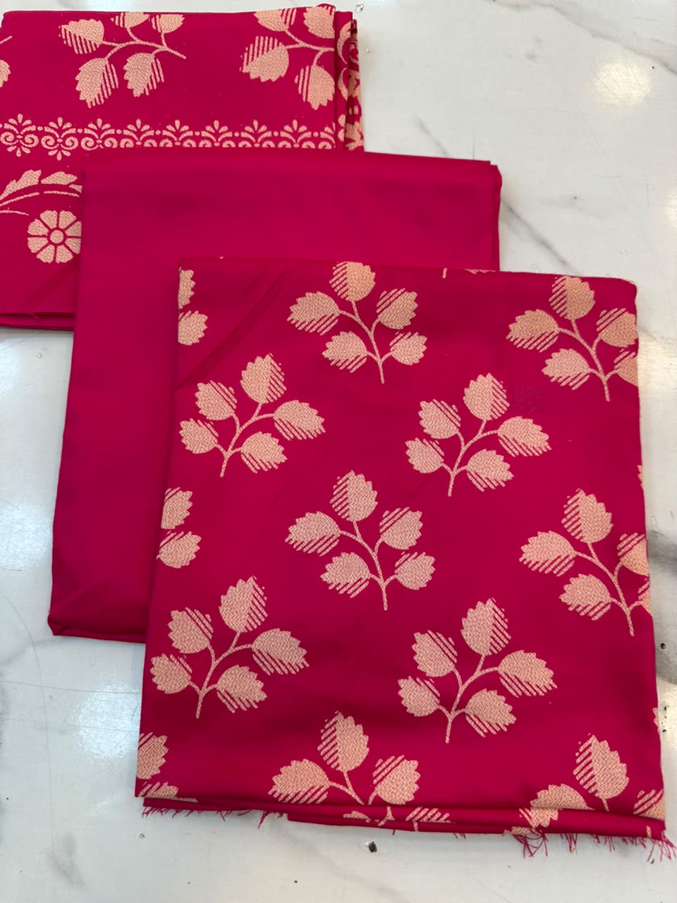 WhatsApp Image 2026-08-08 at 6.30.37 PM Elegant Floral & Geometric Printed 3-Piece Suit Fabric Set - Image 1