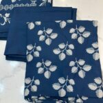 Elegant Floral & Geometric Printed 3-Piece Suit Fabric Set