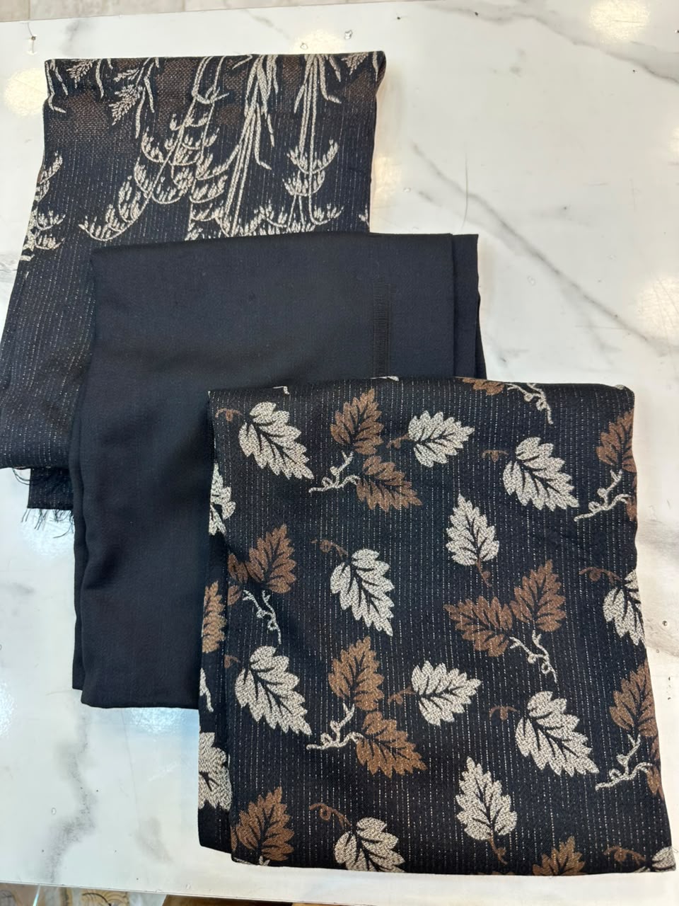 WhatsApp Image 2026-08-08 at 6.30.42 PM Elegant Floral & Geometric Printed 3-Piece Suit Fabric Set - Image 1