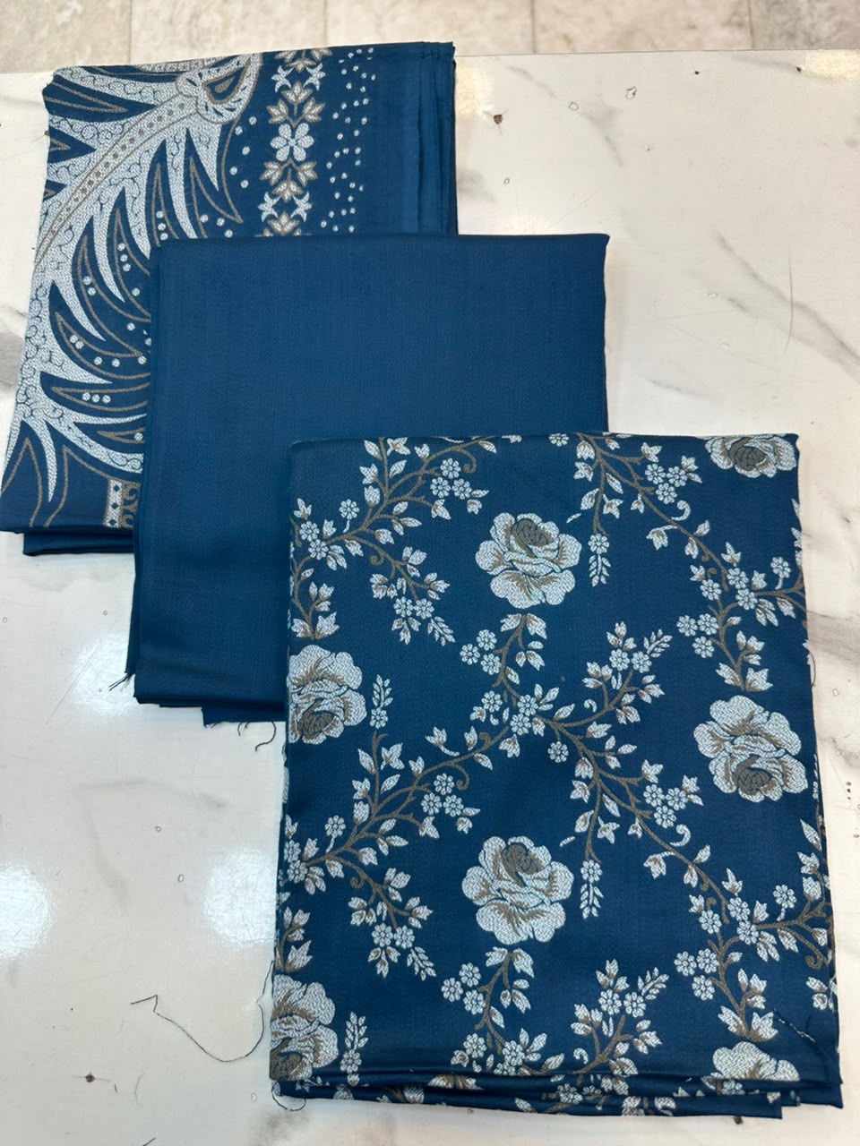 WhatsApp Image 2026-08-08 at 6.30.49 PM (2) Elegant Floral & Geometric Printed 3-Piece Suit Fabric Set - Image 1