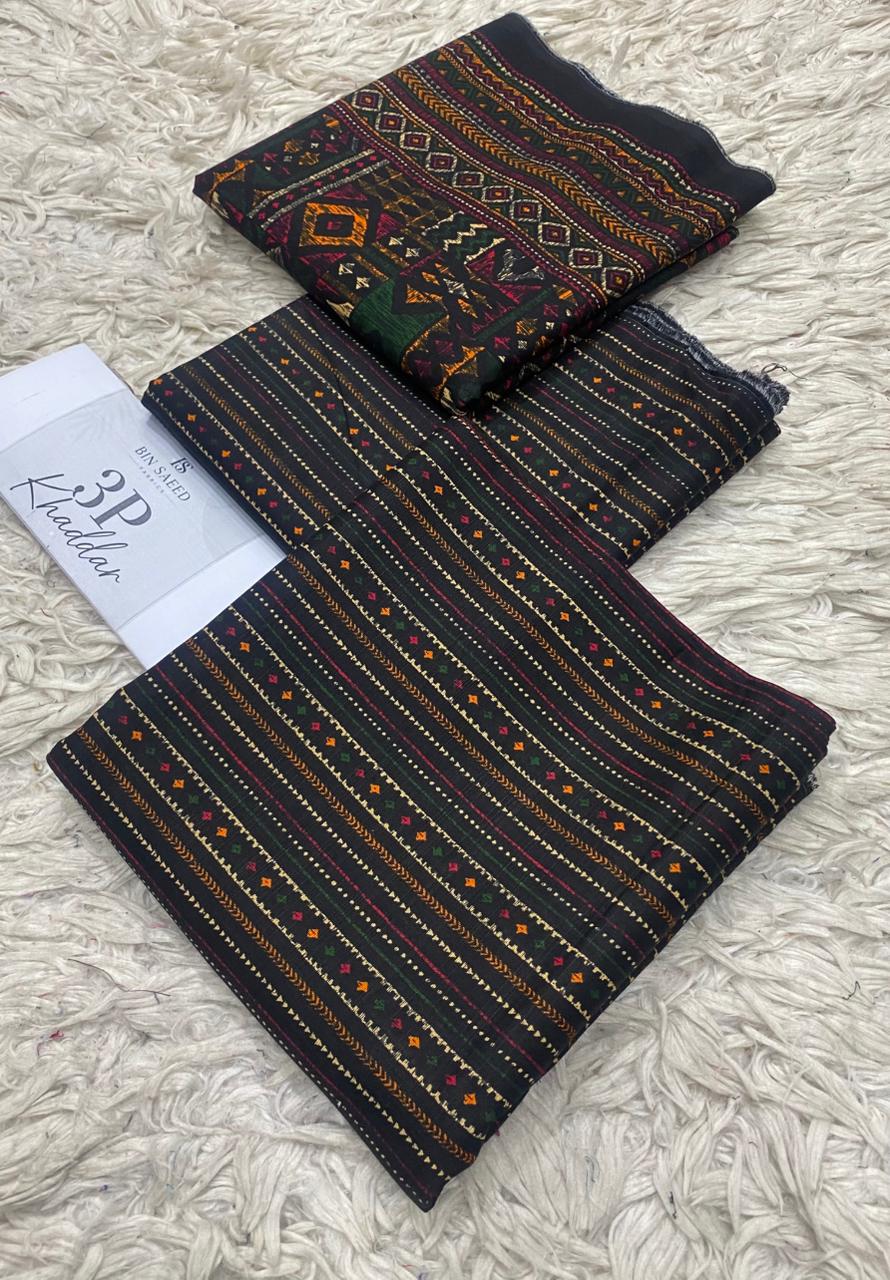 WhatsApp Image 2026-09-07 at 10.31.38 PM (5) Bin Saeed 3-Piece Printed Khaddar Suit - Image 1