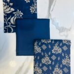 Printed 3-Piece Unstitched Suit with Plain Trouser