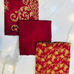 Printed 3-Piece Unstitched Suit with Plain Trouser