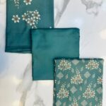 Printed 3-Piece Unstitched Suit with Plain Trouser