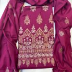 Pashmina Wool Embroidered 3-Piece Suit