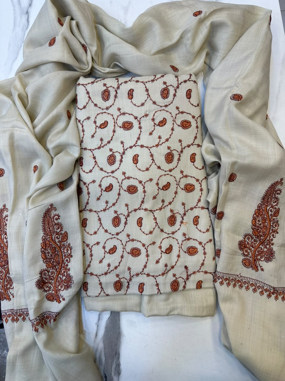 WhatsApp Image 2026-09-10 at 18.06.46 Pashmina Wool Embroidered 3-Piece Suit - Image 1