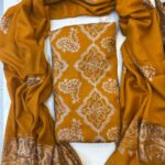 Pashmina Wool 3-Piece Embroidered Suit