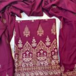 Pashmina Wool 3-Piece Embroidered Suit