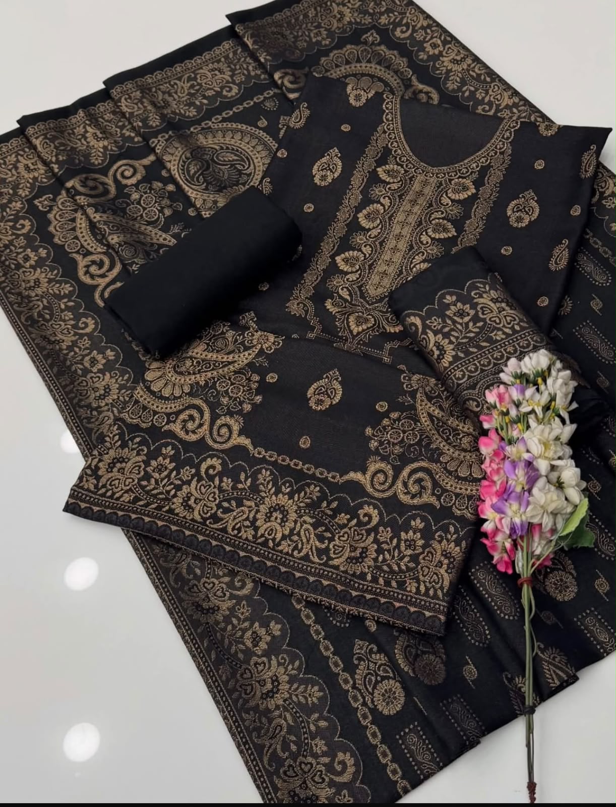 WhatsApp Image 2026-09-11 at 16.03.42 (1) Premium Printed Wool 3-Piece Unstitched Suit Collection – Traditional Paisley & Floral Border Design - Image 1