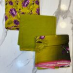Printed 3-Piece Suit – Printed Shirt & Dupatta with Plain Trouser