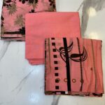 Printed 3-Piece Suit – Printed Shirt & Dupatta with Plain Trouser