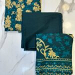Printed 3-Piece Suit – Printed Shirt & Dupatta with Plain Trouser