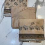 Printed 3-Piece Suit – Printed Shirt & Dupatta with Plain Trouser