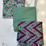 Printed 3-Piece Suit – Printed Shirt & Dupatta with Plain Trouser