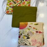 Printed 3-Piece Suit – Printed Shirt & Dupatta with Plain Trouser