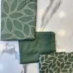 Premium Printed Marina 3-Piece Unstitched Fabric Collection – Leaf & Floral Geometric Patterns