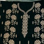 Premium Velvet Embroidered 3-Piece Suit
