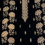 Premium Velvet Embroidered 3-Piece Suit