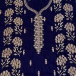 Premium Velvet Embroidered 3-Piece Suit