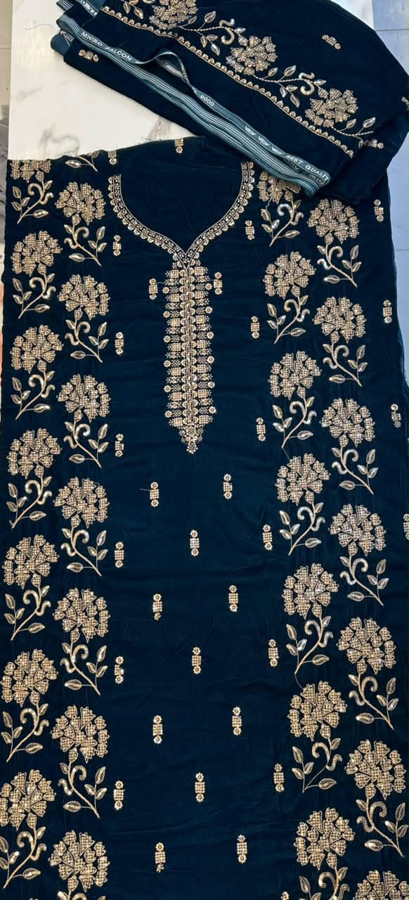 WhatsApp Image 2026-09-15 at 2.54.39 PM Premium Velvet Embroidered 3-Piece Suit - Image 1
