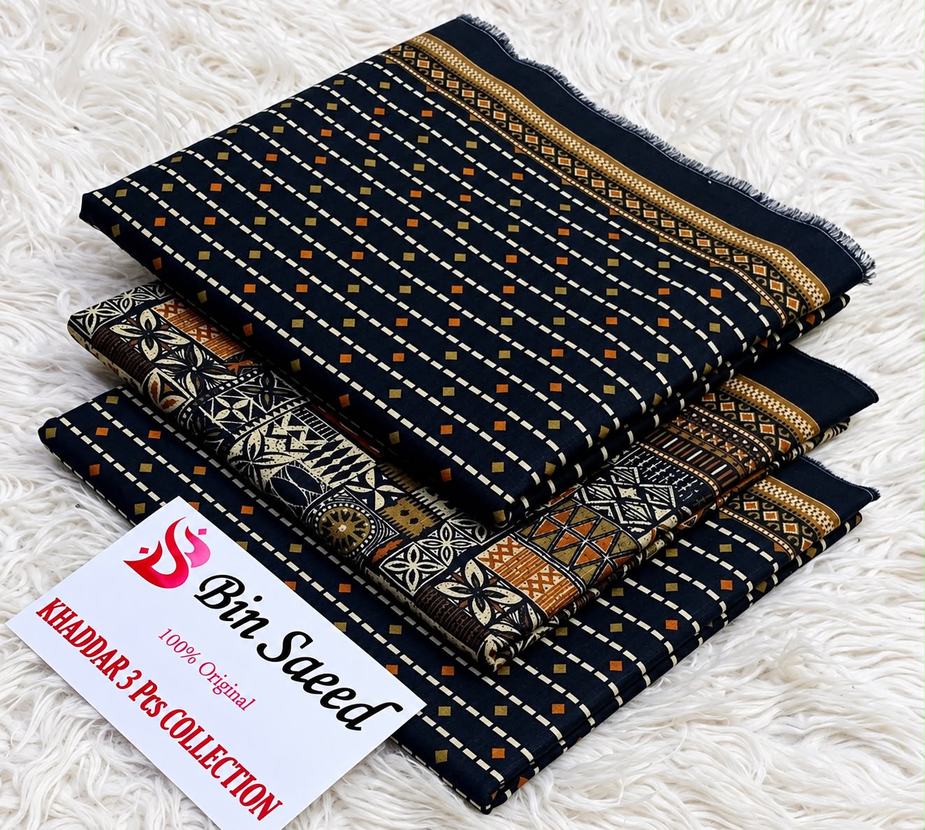 WhatsApp Image 2026-09-16 at 2.30.51 PM (2) Bin Saeed Printed Kadar 3-Piece Suit - Image 1