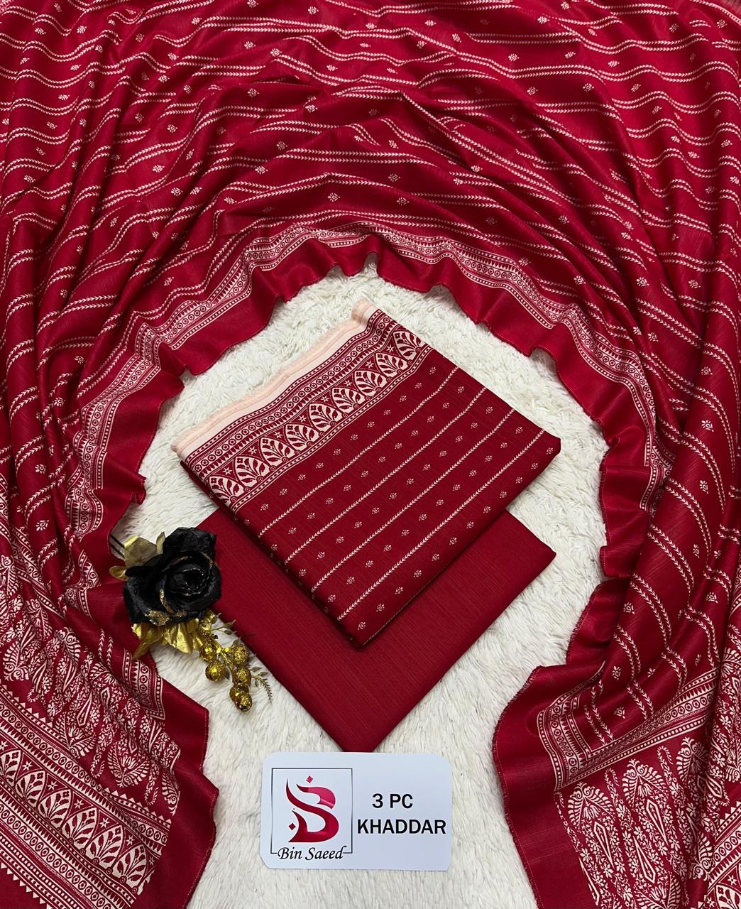 WhatsApp Image 2026-09-16 at 2.30.52 PM Bin Saeed Printed Kadar 3-Piece Suit - Image 1