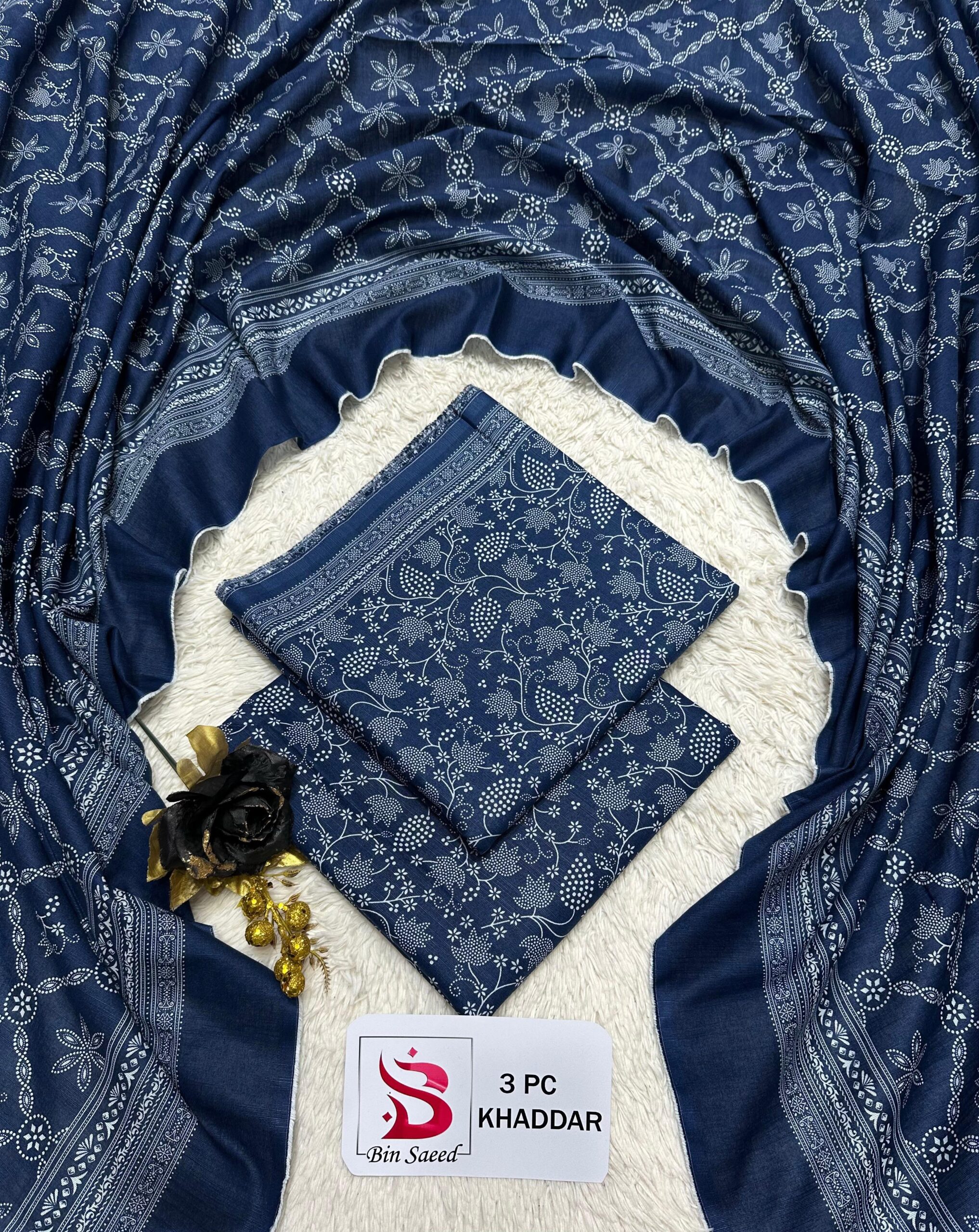 WhatsApp Image 2026-09-16 at 2.30.54 PM Bin Saeed Printed Kadar 3-Piece Suit - Image 1