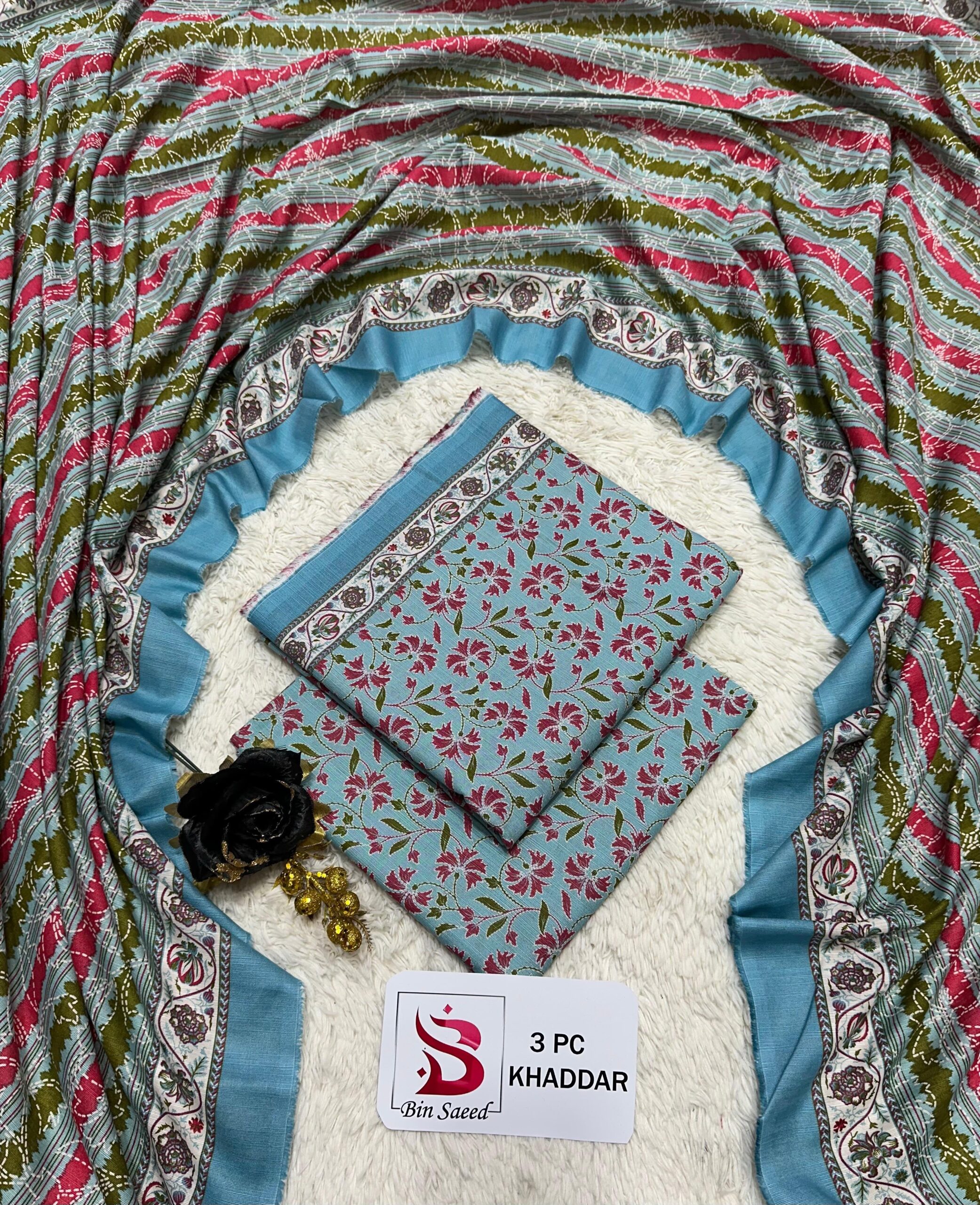WhatsApp Image 2026-09-16 at 2.30.56 PM Bin Saeed Printed Kadar 3-Piece Suit - Image 1