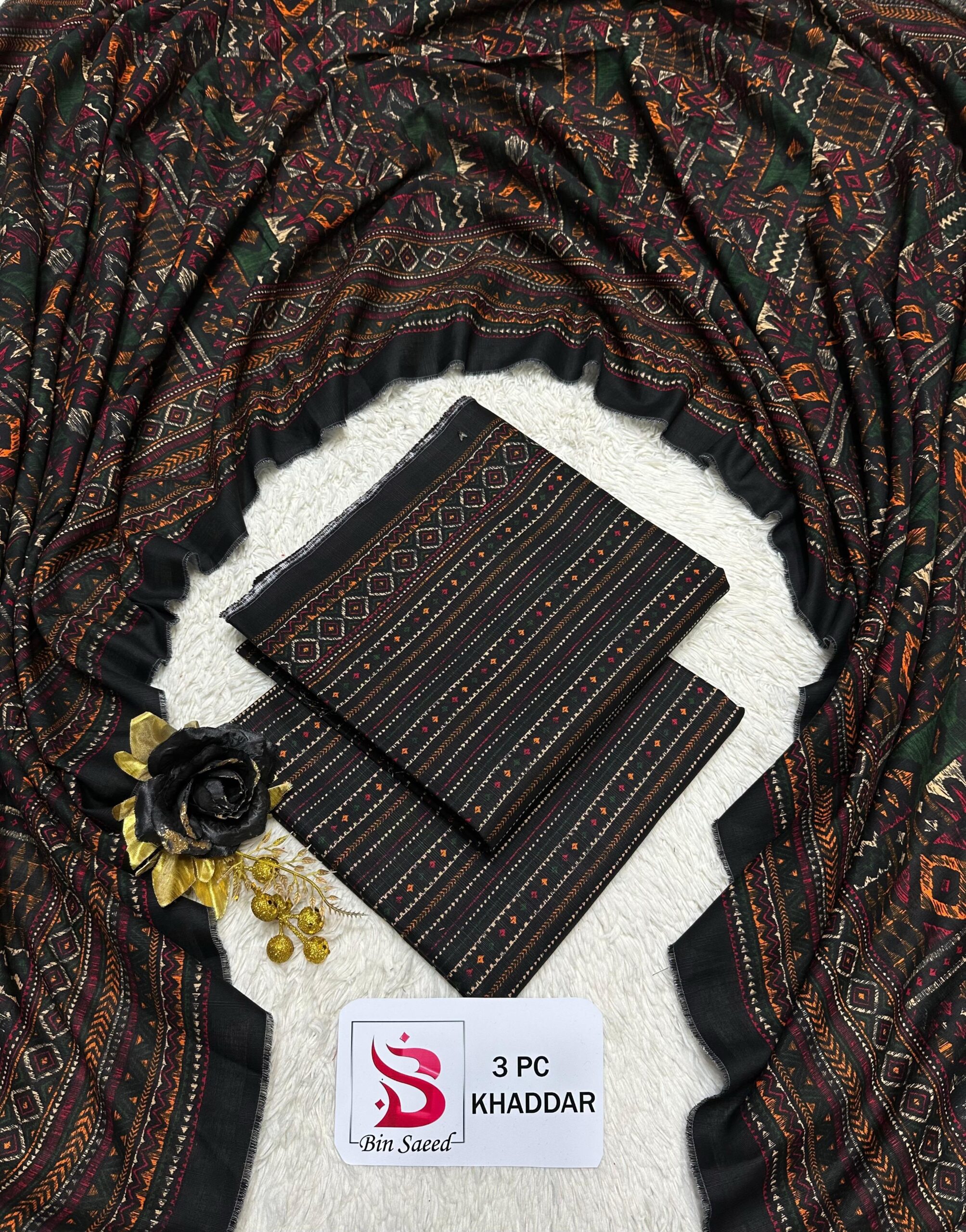 WhatsApp Image 2026-09-16 at 2.31.03 PM (1) Bin Saeed Printed Kadar 3-Piece Suit - Image 1