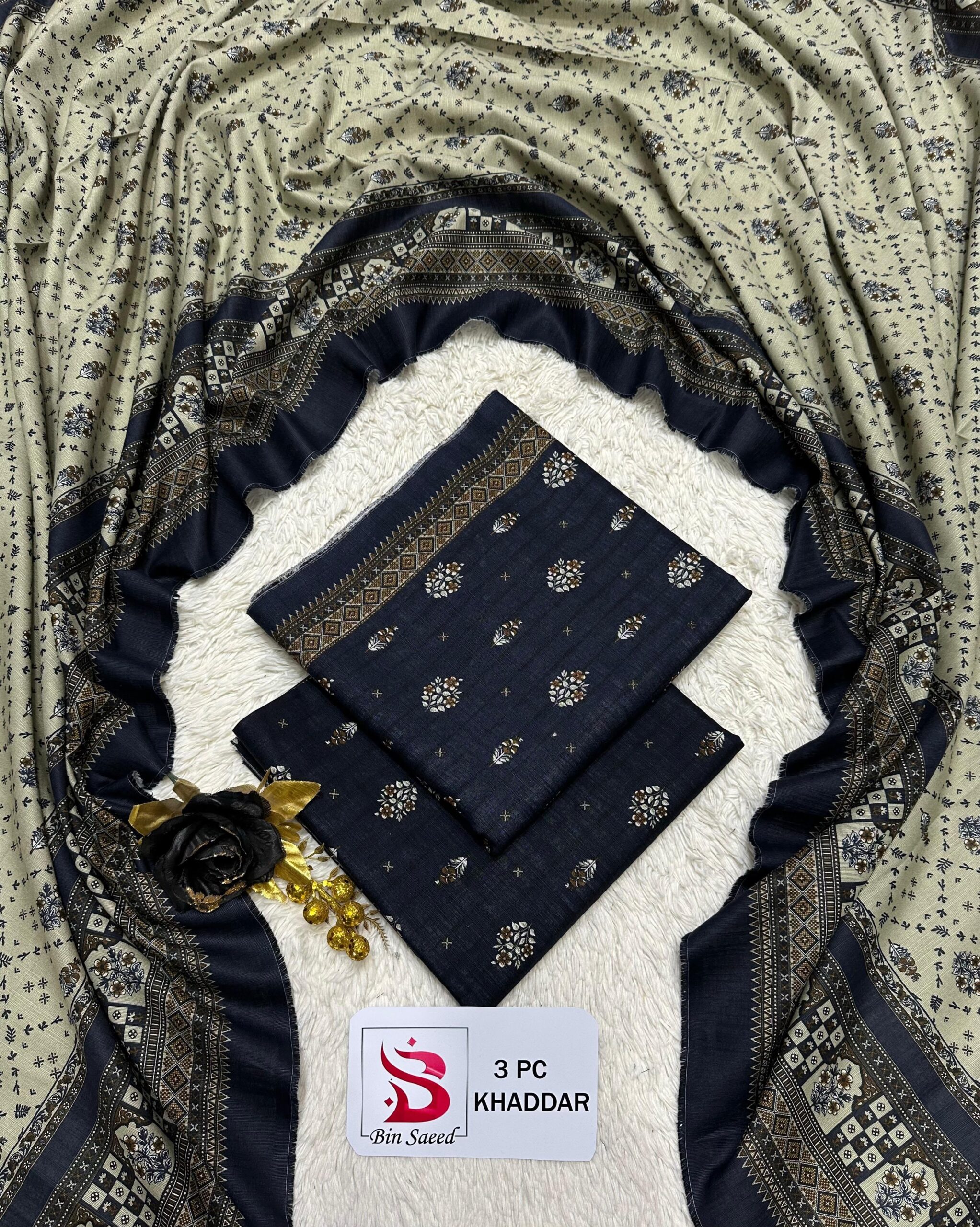 WhatsApp Image 2026-09-16 at 2.31.05 PM (1) Bin Saeed Printed Kadar 3-Piece Suit - Image 1