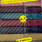 Premium Marina Printed 3-Piece Suit – Dhanak Fancy Velvet Chamki Lkani All-Over Shirt & Velvet Print Shawl with Plain Trouser (By PARWANA)