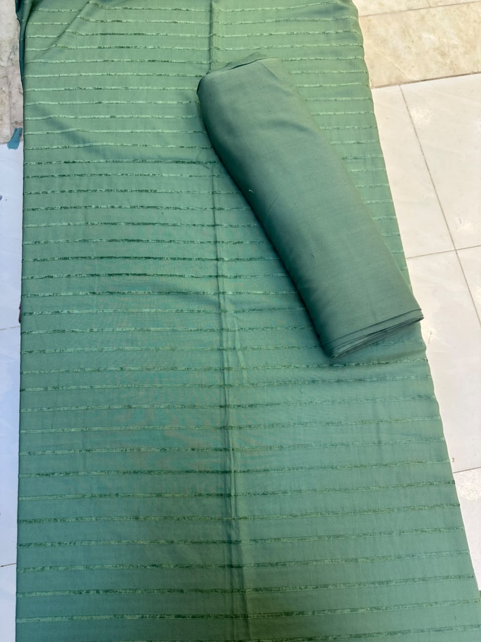 WhatsApp Image 2026-09-19 at 6.14.04 PM Classic Textured Unstitched 2-Piece Suit – Self-Striped Fabric Collection - Image 1