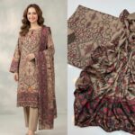 Khani Print wool Unstitched 3 Piece Ladies Suit