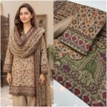 Khani Print wool Unstitched 3 Piece Ladies Suit