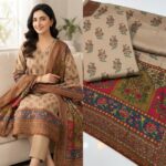 Khani Print wool Unstitched 3 Piece Ladies Suit