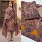 Khani Print wool Unstitched 3 Piece Ladies Suit