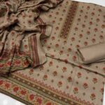 Khani Print wool Unstitched 3 Piece Ladies Suit