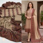 Khani Print wool Unstitched 3 Piece Ladies Suit