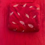 2Pc Leopard Wool Red Embroidered Shirt
