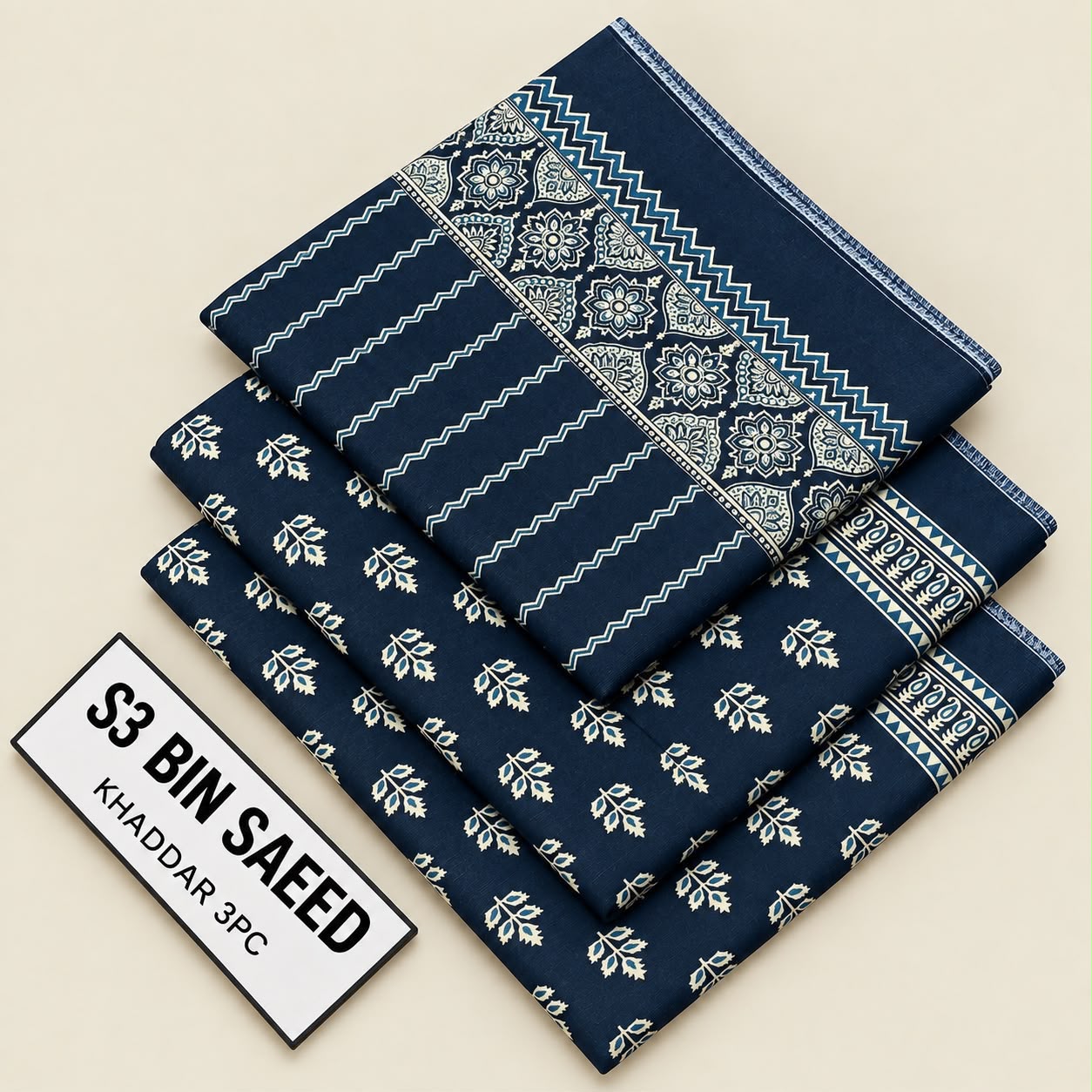 WhatsApp Image 2026-10-18 at 11.09.05 AM (1) Bin Saeed Khaddar 3 Piece Printed Suit - Image 1