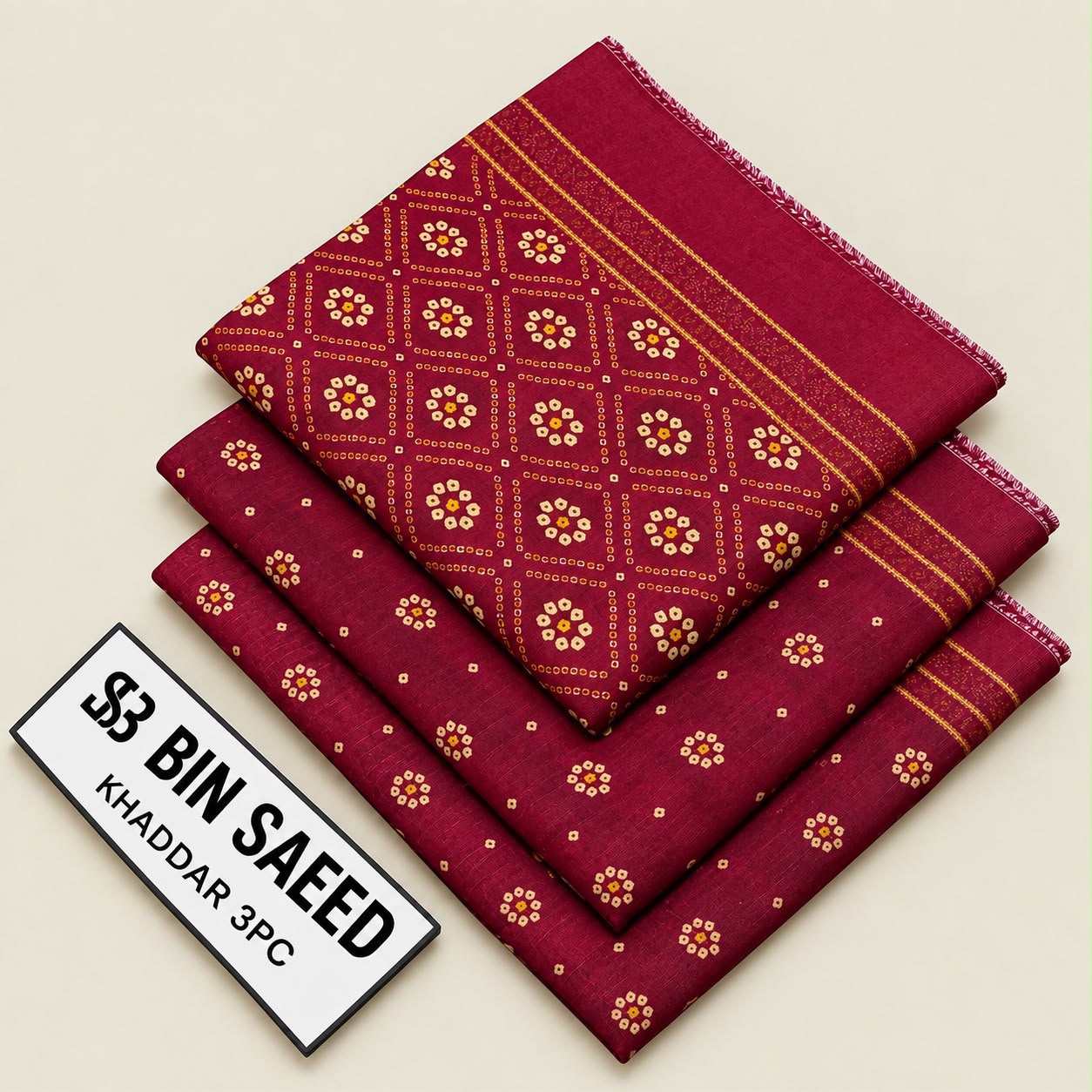 WhatsApp Image 2026-10-18 at 11.09.07 AM (1) Bin Saeed Khaddar 3 Piece Printed Suit - Image 1
