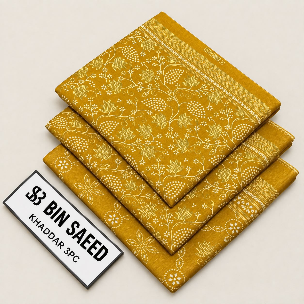 WhatsApp Image 2026-10-18 at 11.09.14 AM Bin Saeed Khaddar 3 Piece Printed Suit - Image 1