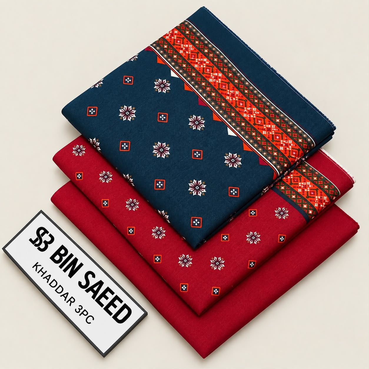 WhatsApp Image 2026-10-18 at 11.09.18 AM (1) Bin Saeed Khaddar 3 Piece Printed Suit - Image 1