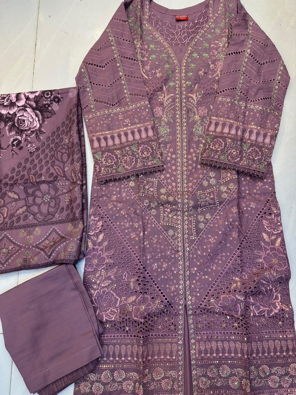 WhatsApp Image 2026-10-31 at 10.27.26 PM Elegant Stitched 3-Piece Heavy Embroidered Khaddar Suit - Image 1