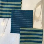 Striped Suse 3 Piece Unstitched Suit