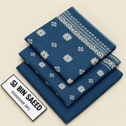 Bin Saeed Premium Khaddar 3 Piece Unstitched Suit